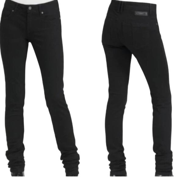 Burberry Brit Slim Skinny Black Jeans New with Tags Size 26 - Picture 1 of 10